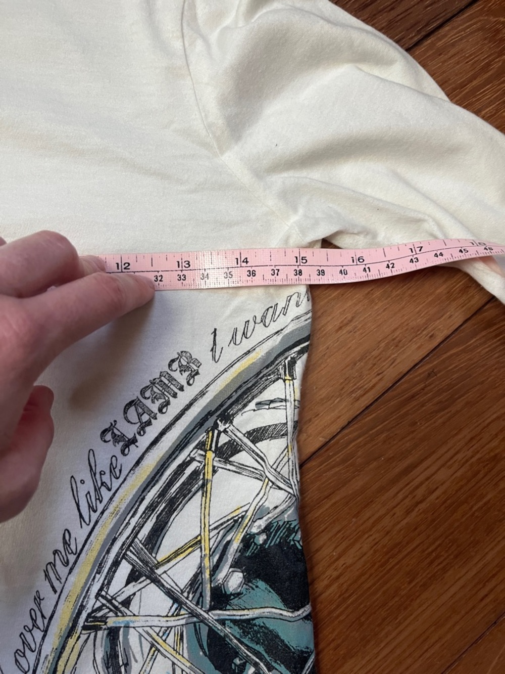 NWOT L.A.M.B. Bicycle Wheel Long Sleeve Tee PRICE FIRM - Picture 8 of 9